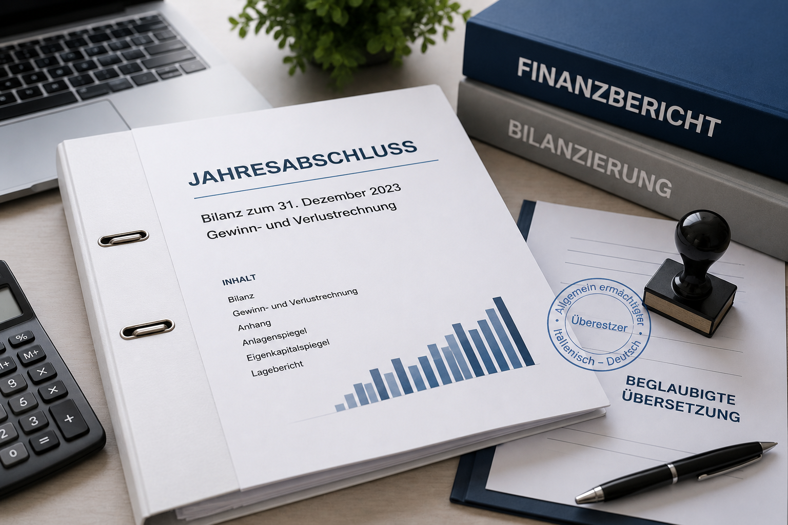 Jahresabschluss übersetzen lassen