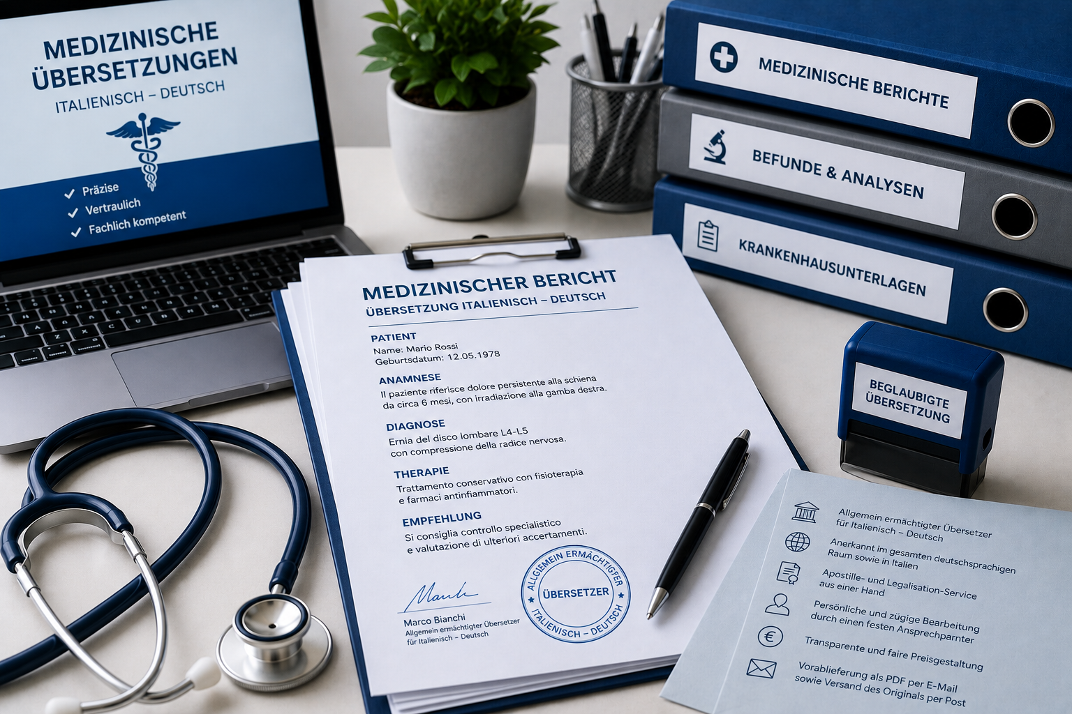 Tradurre un referto medico
