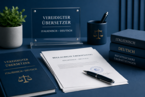 Vereidigter Übersetzer Italienisch Deutsch – beglaubigte und rechtssichere Übersetzungen