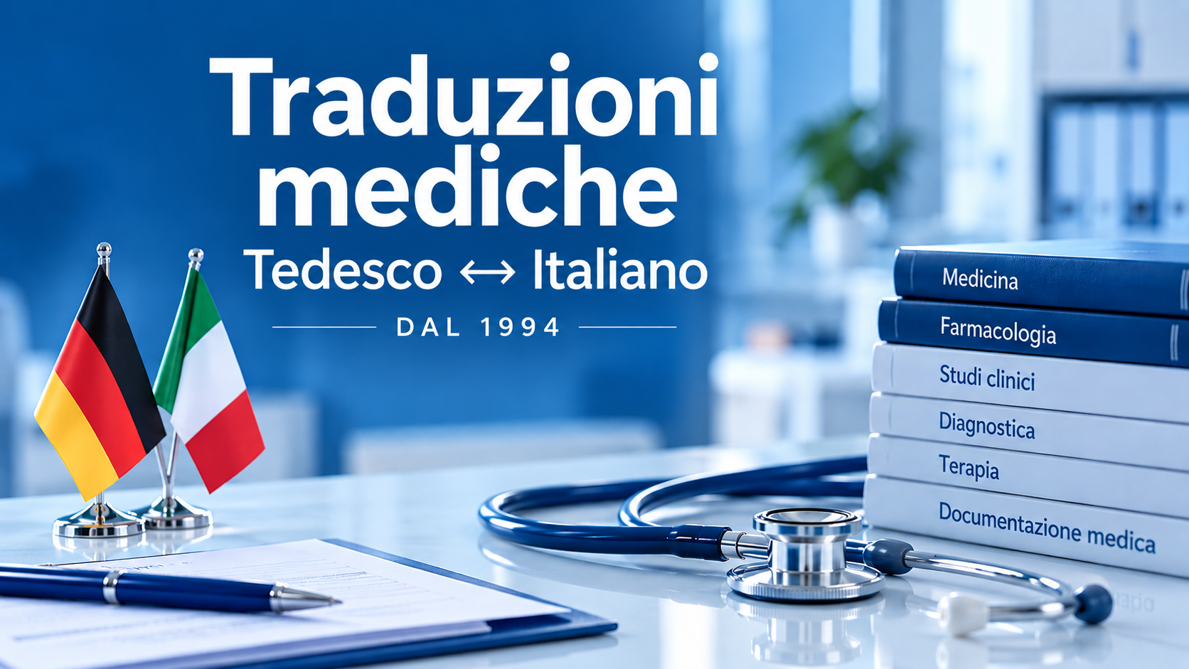 Traduzioni mediche Tedesco ↔ Italiano